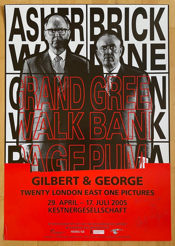 Gilbert george signiert - +, +