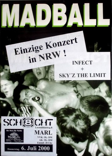 Madball 2000 plakat live - -,