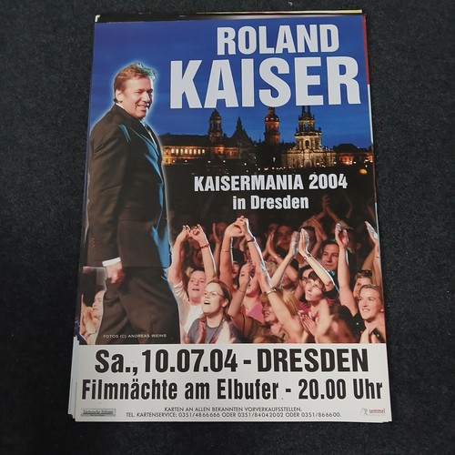 Roland kaiser plakat - kaiser,