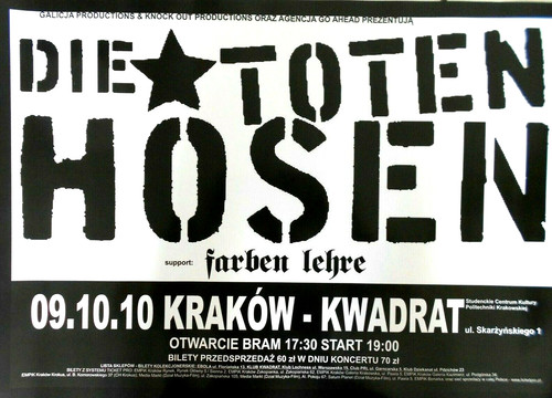 Die toten hosen 2010 krakau - die,