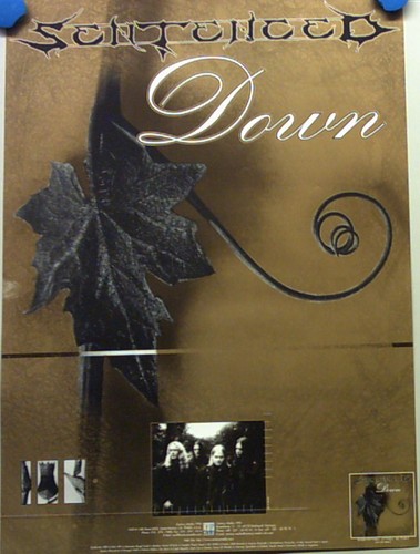 Plakat sentenced down - plakat, sentenced/down