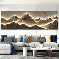 Leinwanddruck  XXL Berge Natur