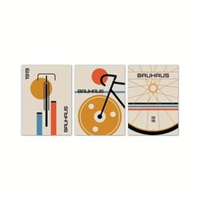 3er Leinwanddrucke  Bauhaus