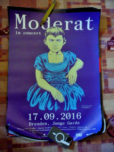 Moderat konzertplakat mal - moderat,