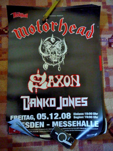 Motörhead konzertplakat - motörhead,