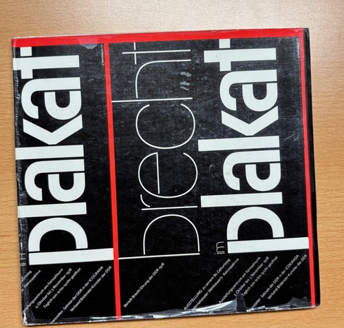 Brecht plakat ehrung - plakat,