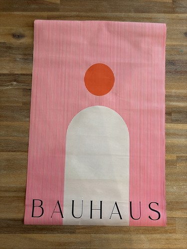 Poster druck bauhaus pink - bauhaus,