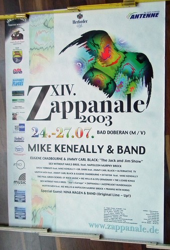 Zappanale 2003 plakat mike - plakat,