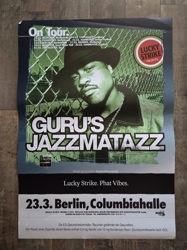Gurus jazzmatazz tourposter - gurus,