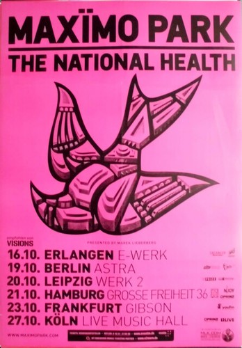 Maximo park 2012 plakat - 2012,