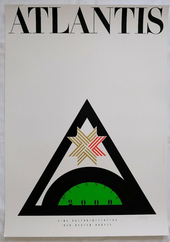 Poster plakat atlantis - poster,