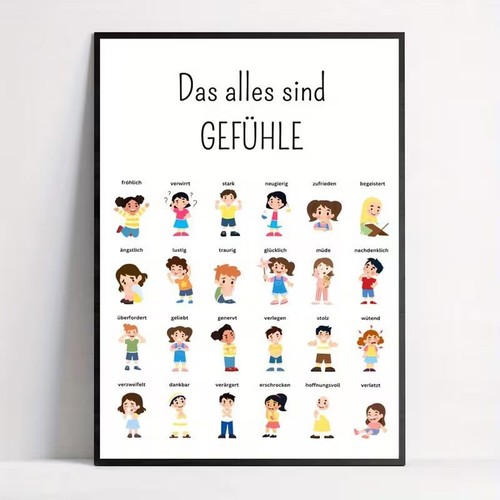 Leinwanddruck gefühle - ,