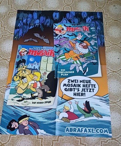 Mosaik werbeplakat poster - mosaik,